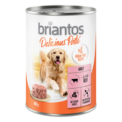 Varčno pakiranje Briantos Delicious Paté 24 x 400 g - Govedina