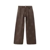 MANGO KIDS Hlače BROTE rjava/čokolada