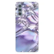 Silikonski prozorni ovitek za Motorola Moto G62 - Iridescent bubbles