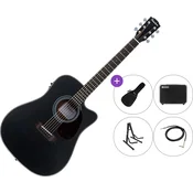 Pasadena PDC-200E Premium SET Black Elektro-akusticna dreadnought