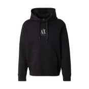 ARMANI EXCHANGE Majica črna/bela