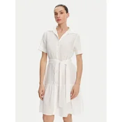 Gant Srajčna obleka 4503434 Bela Regular Fit