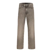 JACK & JONES Kavbojke JJIEDDIE JJCREW siv denim