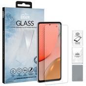 Eiger GLASS Tempered Glass Screen Protector for Samsung Galaxy A72 in Clear