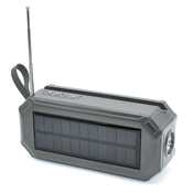 Solarni Bluetooth zvucnik T&G TG612 sivi
