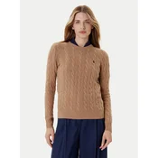 Polo Ralph Lauren Pulover 211971865002 Bež Slim Fit