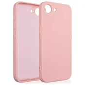 shumee Silikonski ovitek Beline za iPhone 16e, roza zlat