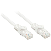 LINDY LINDY 48204 RJ45 omrežni kabel\, Patch kabel CAT 6 U/UTP 3.00 m bela 1 kos, (20419718)