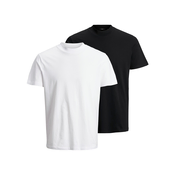 JACK & JONES Majica, bela, črna