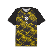 PUMA Borussia Dortmund Warmup Jersey Men, Football, Black/Faster Yellow, XXL