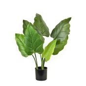 Mondex Viridis Umetno Cvetje Allocasia H65Cm V Cvetličnem Loncu, (5000179673)