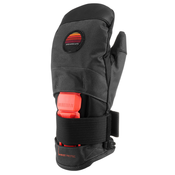 Zaštitne rukavice za snowboarding MI 500 JR djecje crne i narancaste
