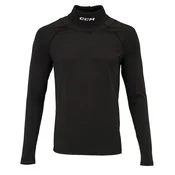 Kompresijska majica CCM Neck Guard Top LS Black Junior XL