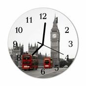 tulup.si Steklena okrogla ura London fi 30 cm