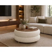 Hanah Home Venüs klub sto O 70 cm, bela