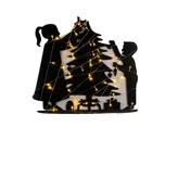 WALLXPERT XMASBLACK 016 Zidna dekoracija