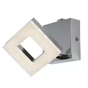 Rabalux Zidna lampa Blas, LED 5W, 9x9cm, Hrom