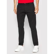Tommy Jeans Chino hlače Scanton DM0DM09595 Črna Slim Fit