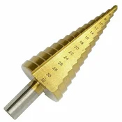 Silver Srebrni HSS titanov stopničasti sveder za kovino, natančen 4–32 mm