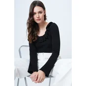 Trend Alacati Stili Ženska bluza Alc-X14696, Crna