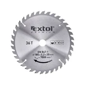 Extol Premium Žagin list z rezili SK, O 185x3,0x20mm, 36T