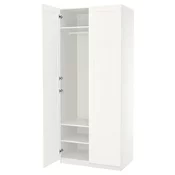 PAX / BERGSBO Garderober, bela/bela, 100x60x236 cm