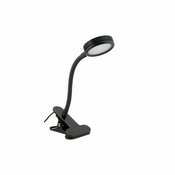 slomart fleksibilna svetilka/pisarniška svetilka securit ščipalke črna 31 x 7,5 x 11 cm