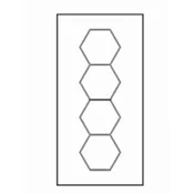 Spectra 175-265v 6500k v6 led svetla hexagon 456w ( 119-0006 )