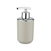 WENKO 21219100 - Dozator za sapun BRASIL 7,3x16,5 cm bež/sjajni hrom