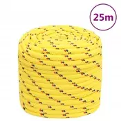 Vidaxl vidaXL Jadralna vrv, rumena, 18 mm, 25 m, polipropilen