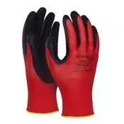 Zaštitne rukavice, lateks, DONAU Safety, veličina 8/M, crvene 32021121-08