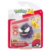 Pokémon komplet 3 figuric - Magby, Pikachu, Gastly