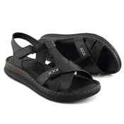 Mona Shoes Ženske sandale, Kožne, Crne