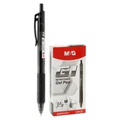 Gel pero M&G G1 (0,5 mm) - črno polnilo