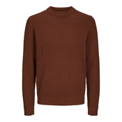 JACK & JONES  Muški džemper 12266391, Smedi