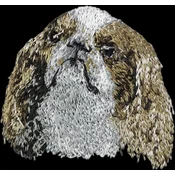 shumee King Charles španjel, angleški toy španjel - našitek v obliki psa, vezen našitek, edinstvena dekoracija nahrbtnika znamke Art-Dog