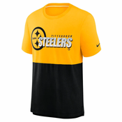 Nike Colorblock NFL Pittsburgh Steelers Mens T-Shirt, XL