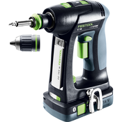 Festool C 18 HPC 4.0 I-Plus Brezžicni v vrtalnik-vijacnik kovcku + 2 bateriji 4.0Ah, 576435