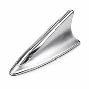 Car 888 Accessories Krovna antena Shark, 14.5 x 5.5 cm, Srebrne boje