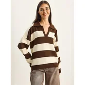 Bianco Lucci Pulover Pullover rjava