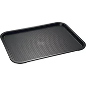 APS pladenj za hitro prehrano, črn, 20 mm, dolžina: 450 mm, širina: 355 mm (6 kos)