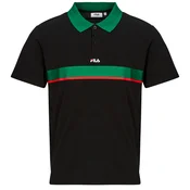 Fila SAGANO RELAXED TAPED POLO SHIRT Crna