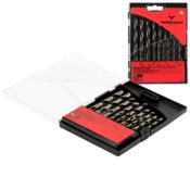 shumee Svedri za kovino, jeklo, lito železo, močni, komplet 19 kosov, 1–10 mm, kaseta Vorstahl