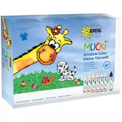 Set boja za staklo MUCKI - Svijet malih životinja (boje za)