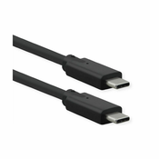 Roline Kabel 3.2 Gen 2x2 C-C PD 5A 0,5m črn 11.02.9070-10
