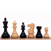 shumee Ameriške klasične šahovske figure, 4-palčne, izrezljane lesene