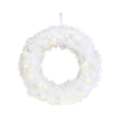 Markslöjd 705290 - LED Božični venec FEATHER LED/1,2W/3xAA pr. 35 cm