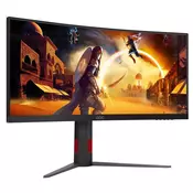 AOC G4 CU34G4Z computer monitor 86.4 cm (34) 3440 x 1440 pixels Wide Quad HD LED Black, Red