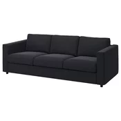 VIMLE Sofa trosed, Saxemara crno-plava