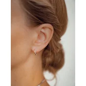 Hey Happiness Uhani Beaded Double srebrna